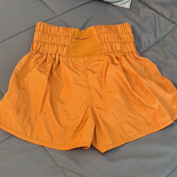 Free People Movement The Way Home Workout Shorts New S Burnt Orange High Rise - Picture 7 of 7